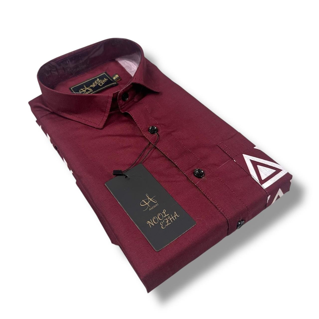 Maroon Designer Shirt