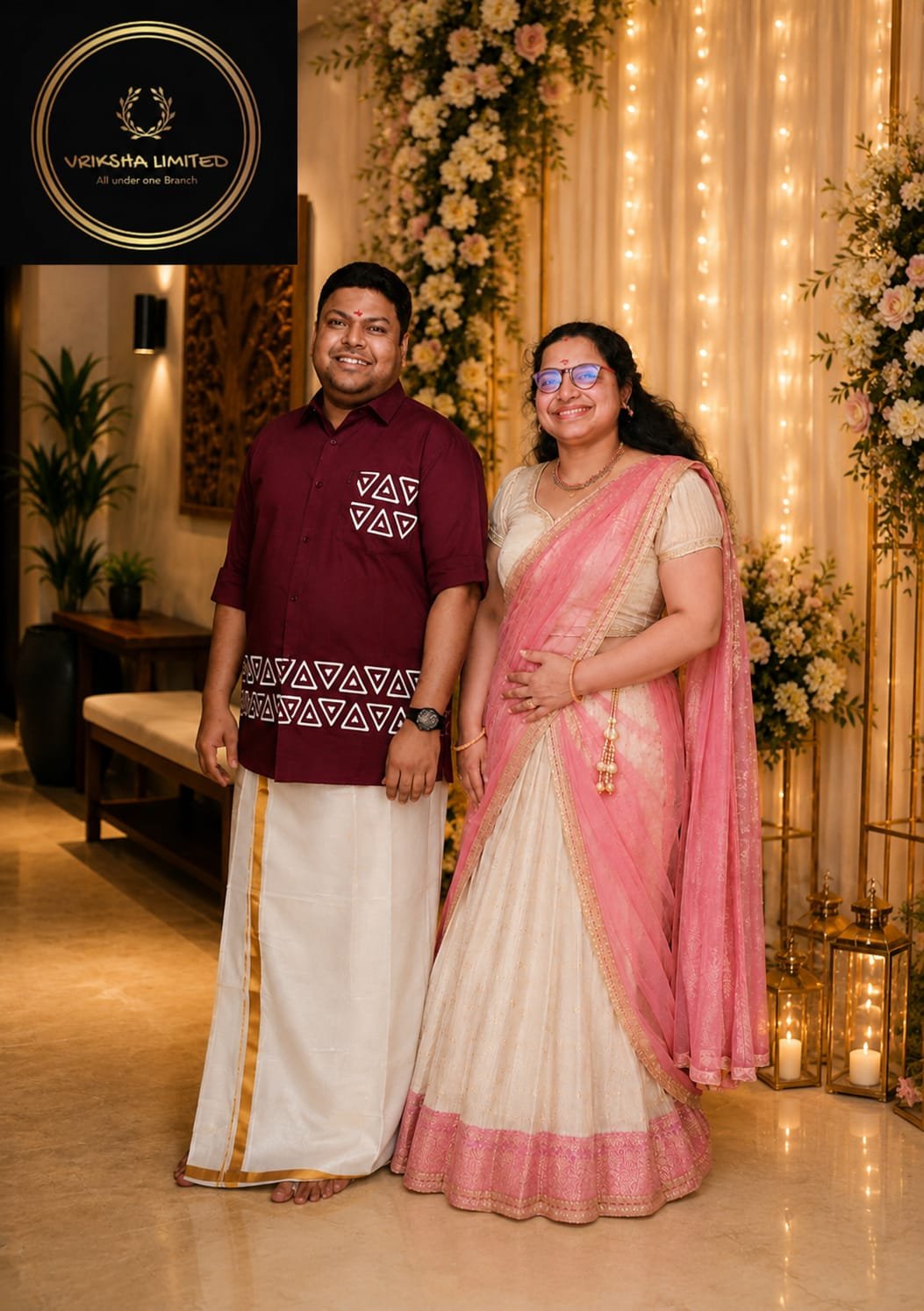 Vriksha Limited - Director Couple in Traditional Wear