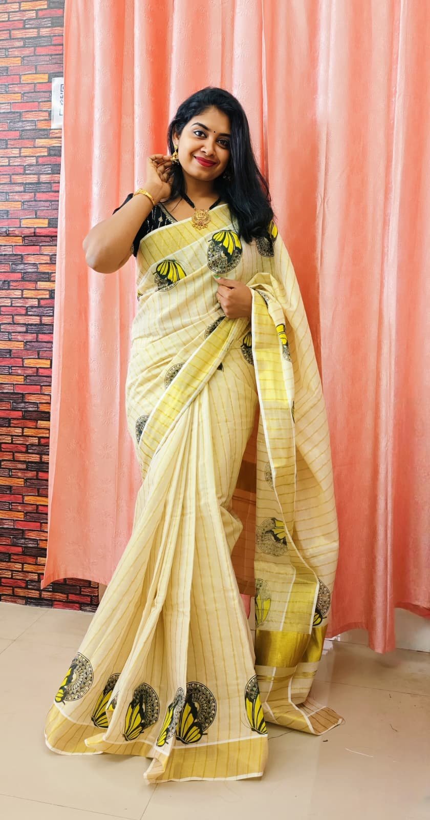 Kerala Kasavu Saree